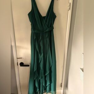 Forest Green Vera Wang Gown